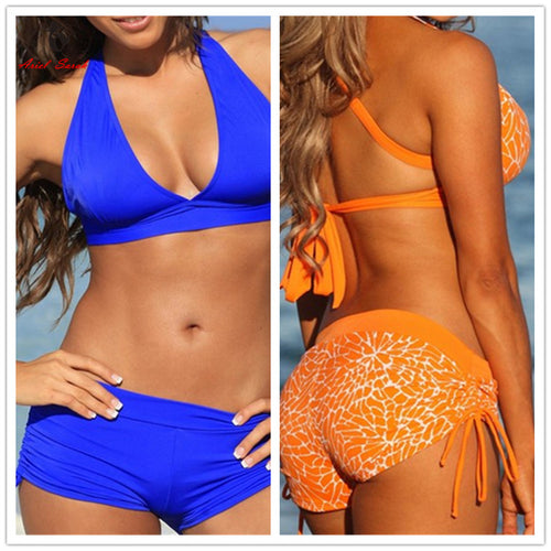 Copacobana Brazilian Solid High Waist Two Piece