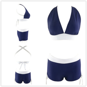Copacobana Brazilian Solid High Waist Two Piece