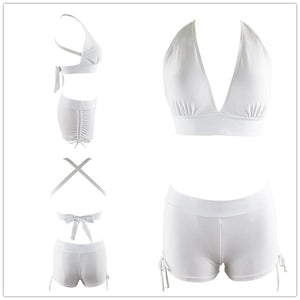 Copacobana Brazilian Solid High Waist Two Piece