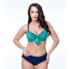 "Her Cup Overfloweth" Plus Size Tankini