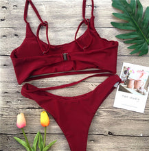Bound2 Solid Strappy Bikini