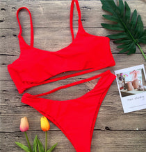 Bound2 Solid Strappy Bikini