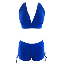 Solid Super Push Up Bandage Hip Hugger Bikini