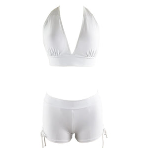 Solid Super Push Up Bandage Hip Hugger Bikini