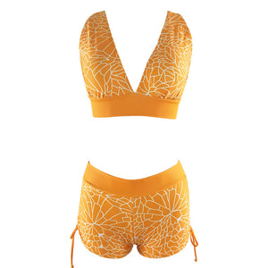 Solid Super Push Up Bandage Hip Hugger Bikini