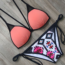 Commando Printed Push Up Retro Bikini