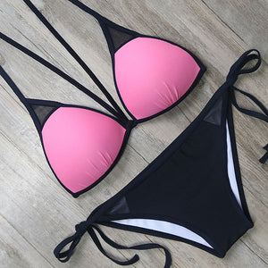 Commando Printed Push Up Retro Bikini