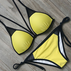 Commando Printed Push Up Retro Bikini