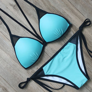 Commando Printed Push Up Retro Bikini