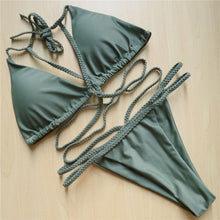 Pick Your Favorite Color! Strappy Thong Bikini