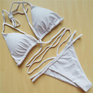 Pick Your Favorite Color! Strappy Thong Bikini