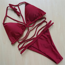 Pick Your Favorite Color! Strappy Thong Bikini