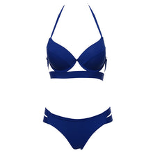 Andzhelika Brazilian Low Waist Strappy Halter Top Bikini
